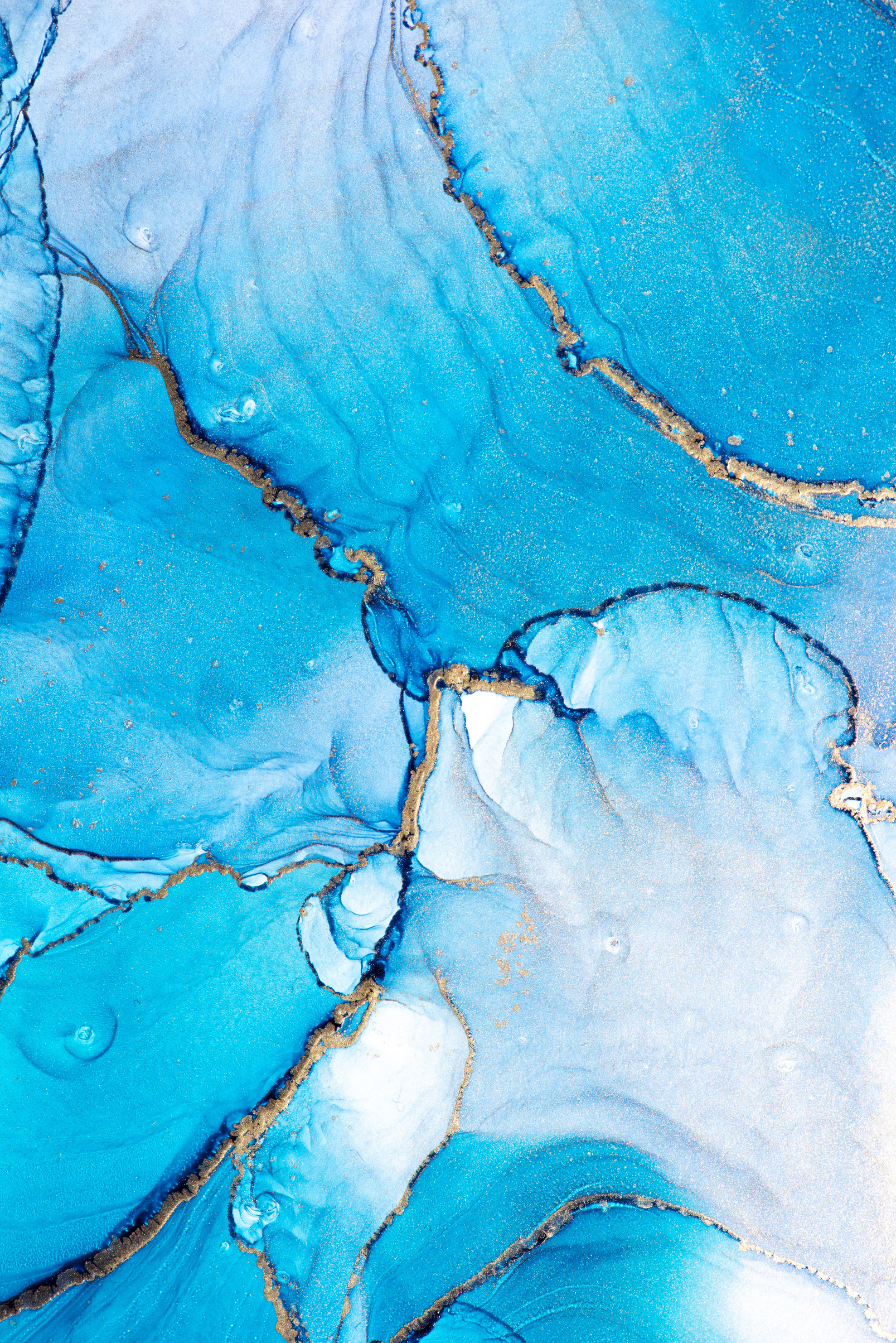 Abstract Fluid Ink Background